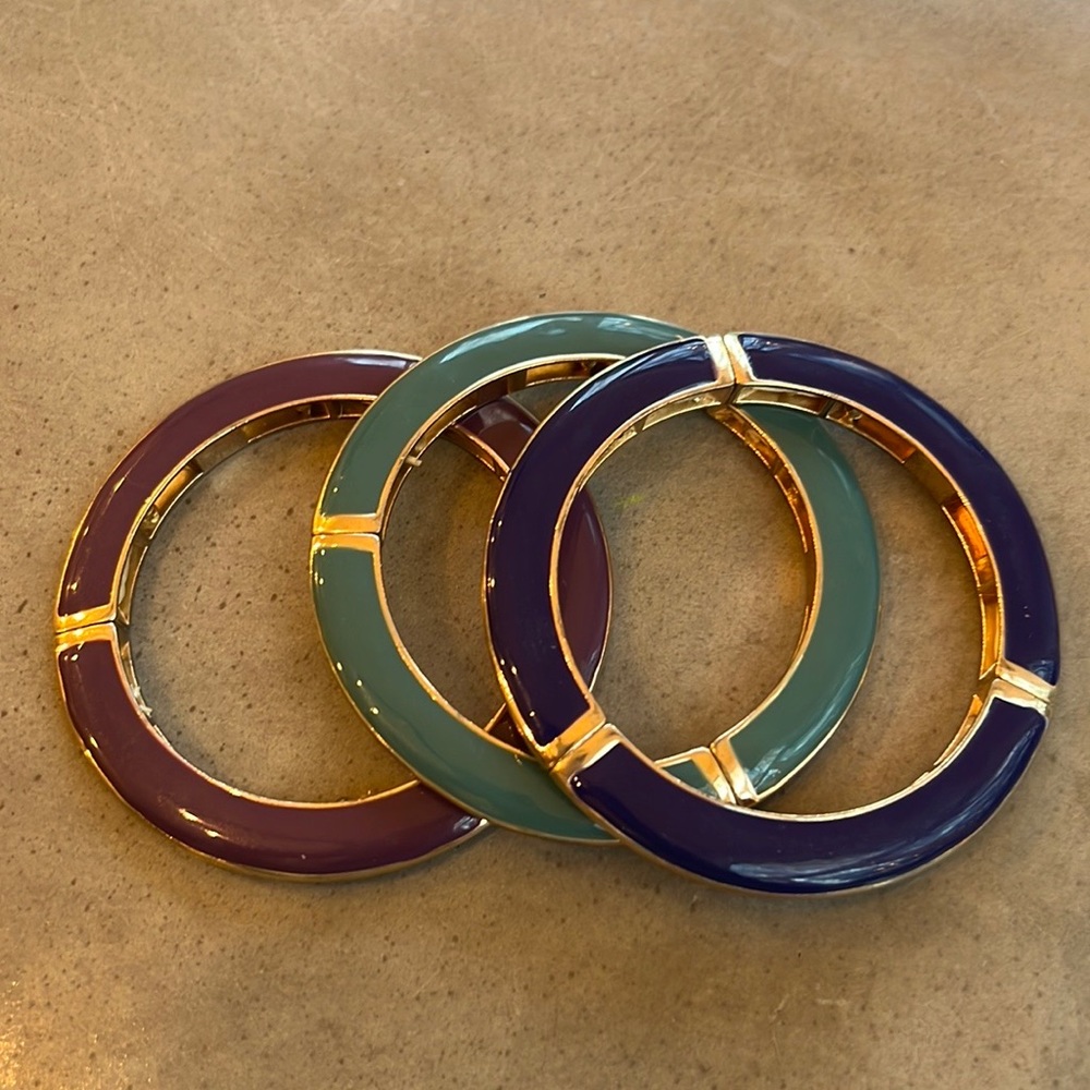 Set of 3 stretch bangles